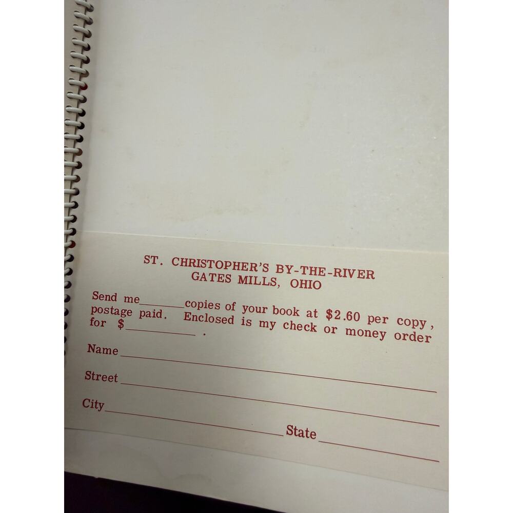 Vintage Gates Mills Ohio Cookbook Spiral Bound How To Cook a Fox Cover Recipes - Picture 7 of 12